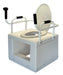 Throne Buttler TLFE003 Toilet Lift with Bidet Seat & Standard Handle Down Angle Photo
