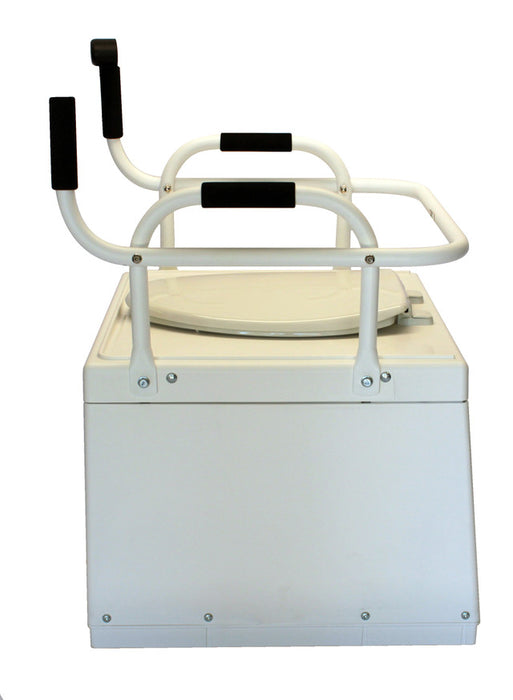 Throne Buttler TLFE003 Toilet Lift with Bidet Seat & Standard Handle Side Photo