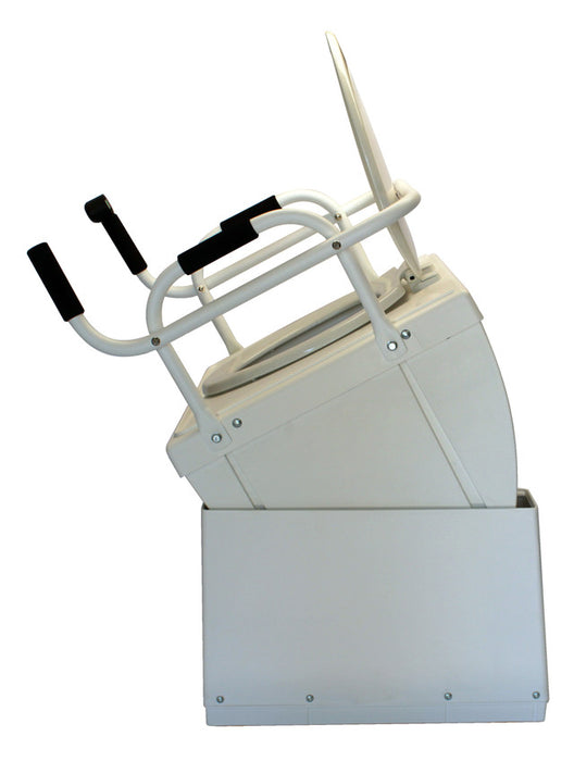 Throne Buttler TLFE003 Toilet Lift with Bidet Seat & Standard Handle Side Photo Top View