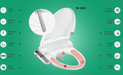 Throne Buttler TLFE005 Electric Toilet Lift With Heated Bidet And Wide Handles