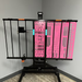 Wheelchair Carrier Hold N Go Electric Lift Frame Find The Cure Pink Platform Folded View
