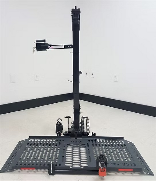 Wheelchair Carrier Mini Electric Lift Frame Lowest Height View