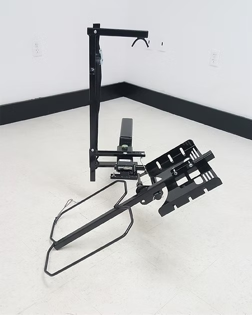 Wheelchair Carrier Tilt N Tote Frame Tilted Down View
