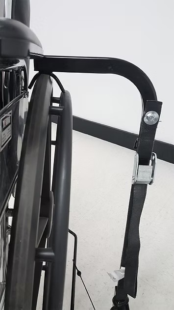 Wheelchair Carrier Tilt N Tote Hold Down Arm View