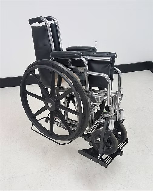 Wheelchair Carrier Tilt N Tote With Wheelchair Placed Securely In Saddle  With Strap Hook View