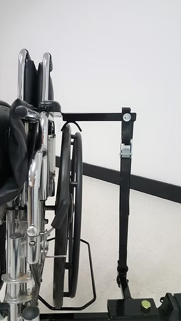 Wheelchair Carrier Tote Hold Down Arm Side View