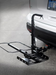 Wheelchair Carrier Tote Installed In Car Hitch Receiver Side Angle View