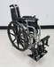 Wheelchair Carrier Tote With Folded Wheelchair Securely Lock With Strap Hook View