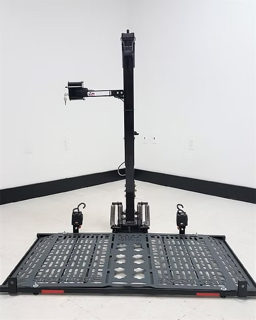 Wheelchair Carrier Patriotic Electric Lift Frame View