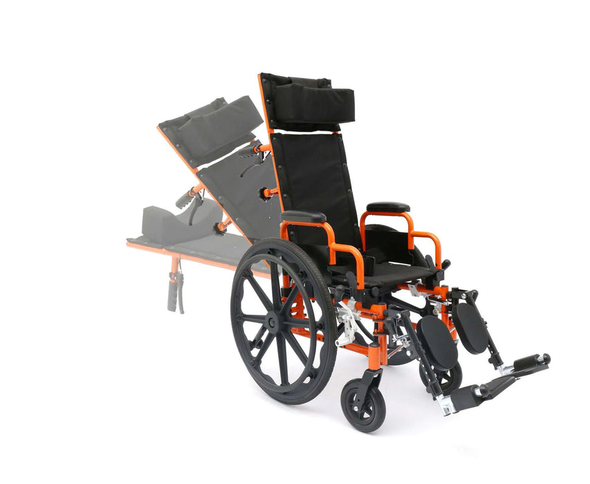 Safe Circle Specialty Ziggo Pro Lightweight Reclining Wheelchair for Kids Adjustable Comfort, Full Support Easy Mobility