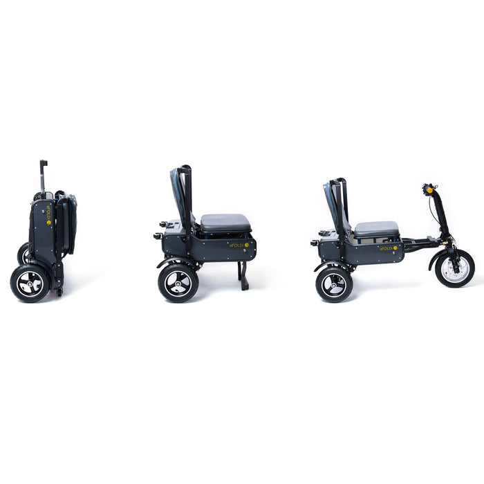 eFoldi Explorer Ultra Lightweight Scooter Setp-By-Step Folding View