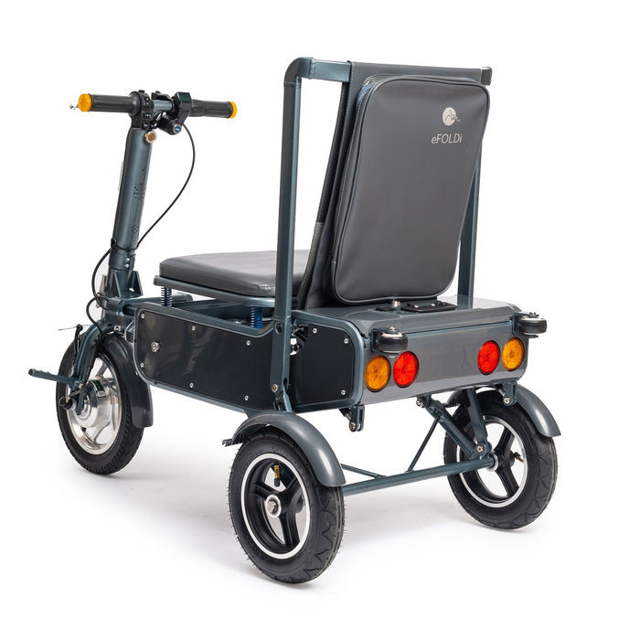 eFoldi Explorer Ultra Lightweight Scooter Rear View With Logo