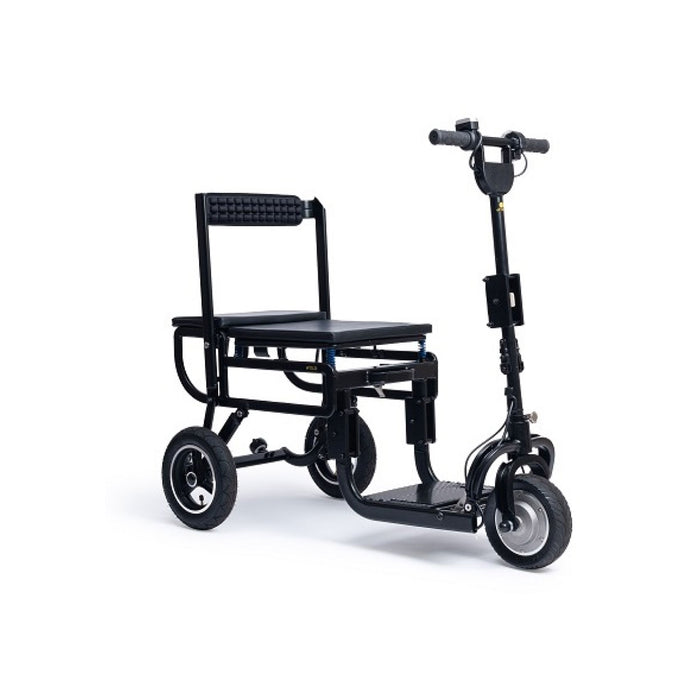 eFoldi Lite Ultra Lightweight Mobility Scooter Full Product Side View