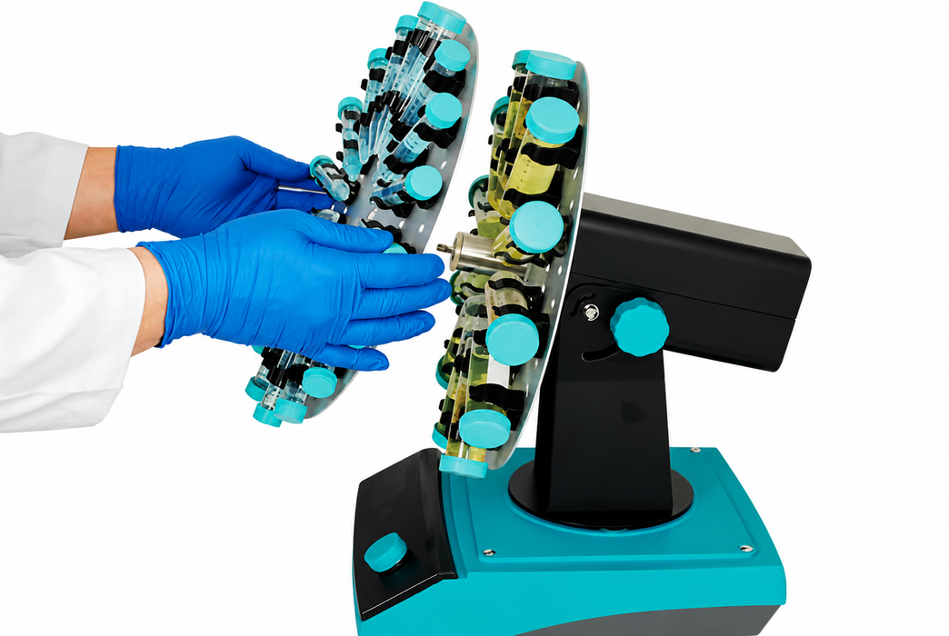 Jeio Tech Tube Rotator Mixer for Biological Samples, Vials and Test Tubes with Adjustable Speed and Tilt Control 