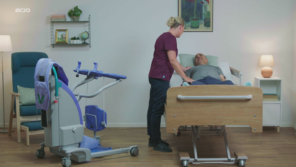 Arjo Sara Plus Sit to Stand Lift Demonstration Video